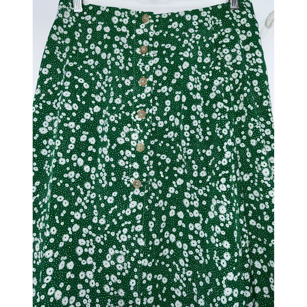 Ditsy Floral Women's Split Skirt Babydoll Cami Maxi L Boho Beach Resort Festival - Picture 5 of 10